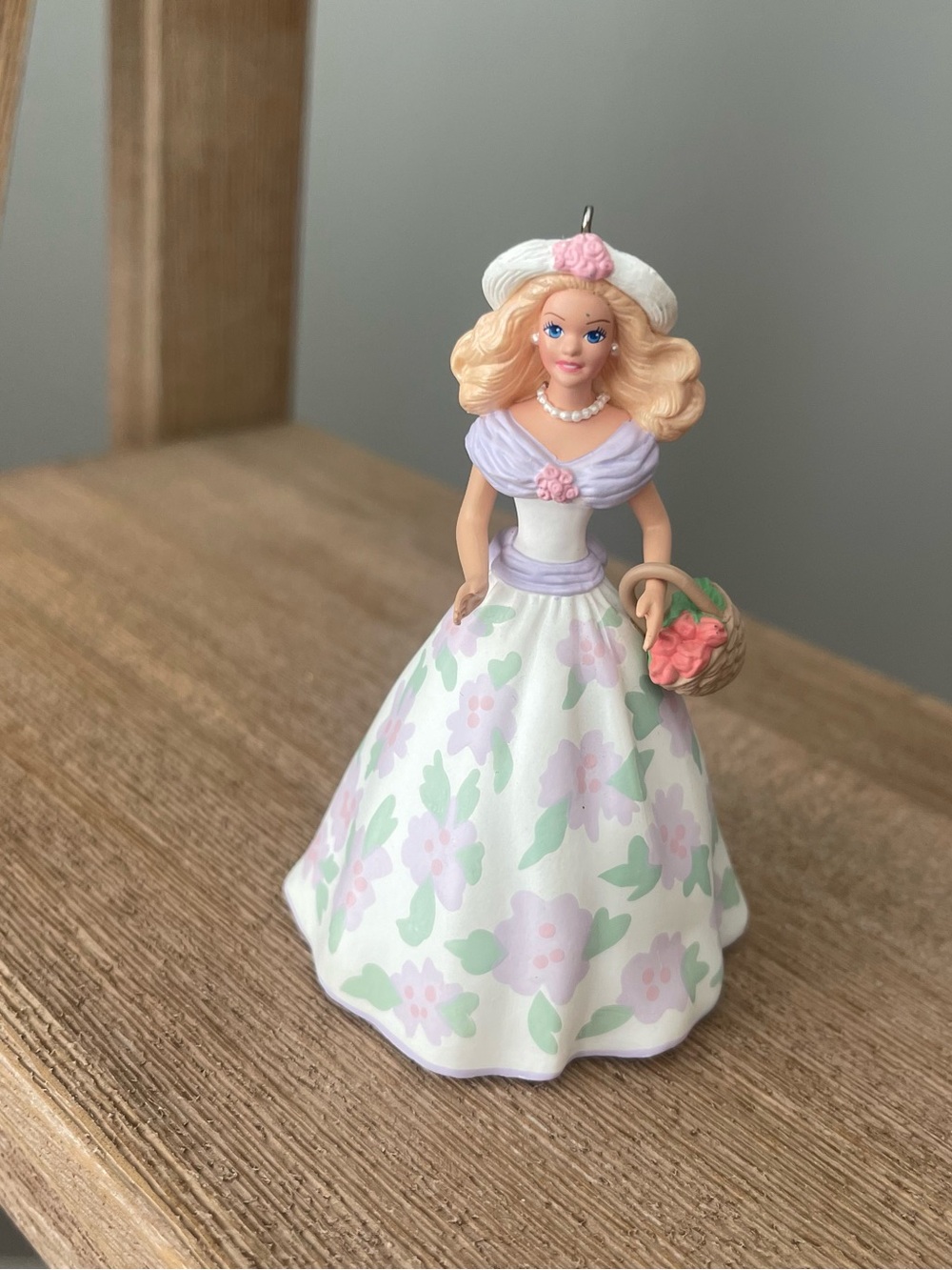 Vintage 1995 Hallmark Keepsake Springtime Barbie Ornament #1 Sweet Christmas